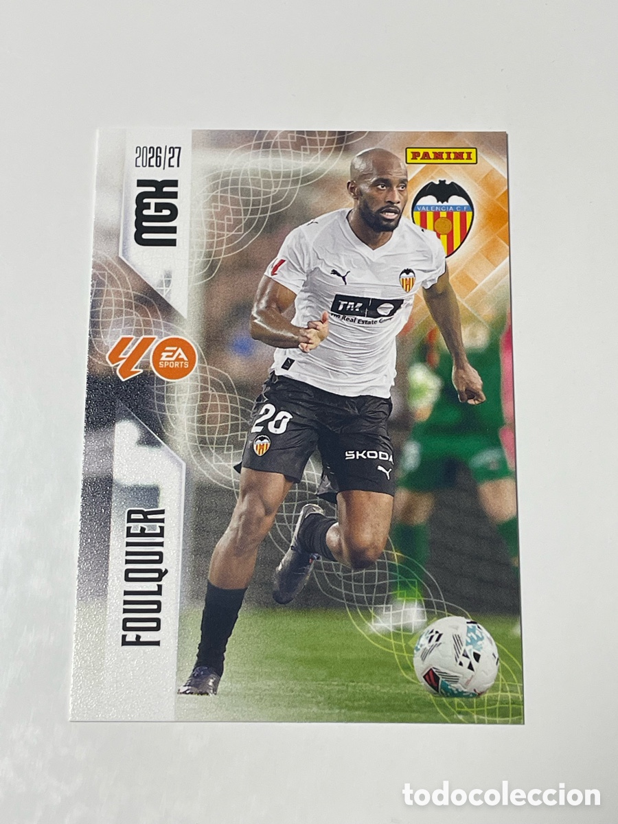 Cromos de f&uacute;tbol: Dimitri Foulquier Valencia Panini Megacracks 26/27 #346