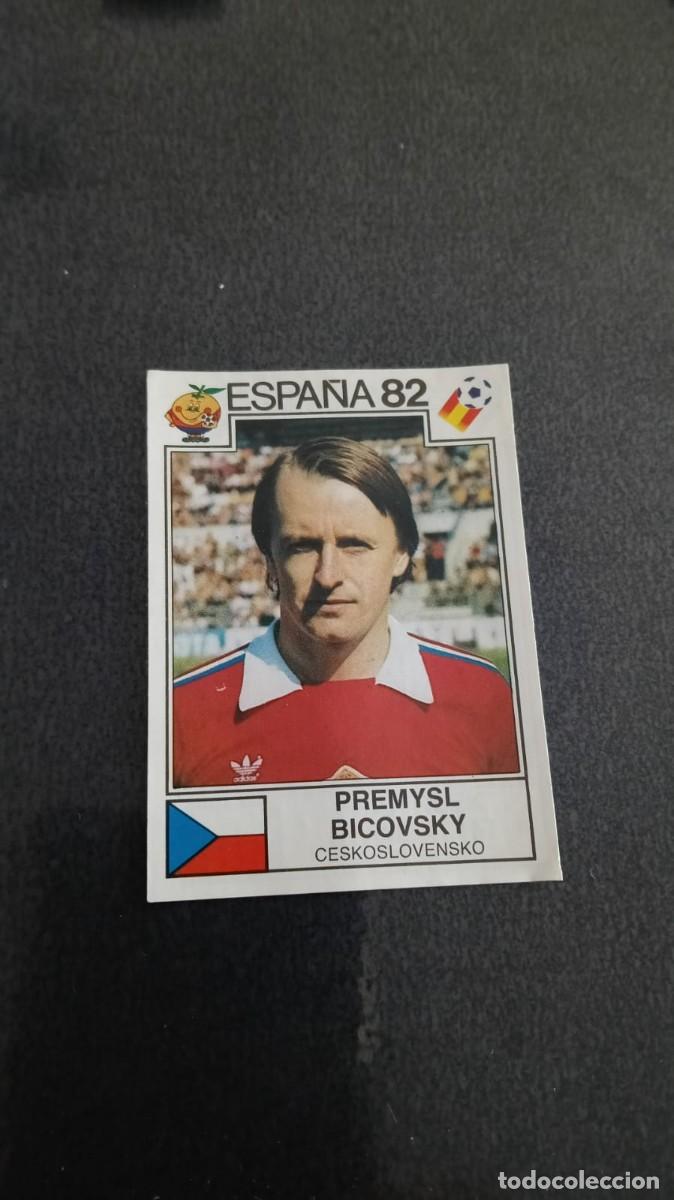 Cromos de f&uacute;tbol: Panini Mundial Espa&ntilde;a 82 Bicovsky Checoslovaquia 266 Recortado