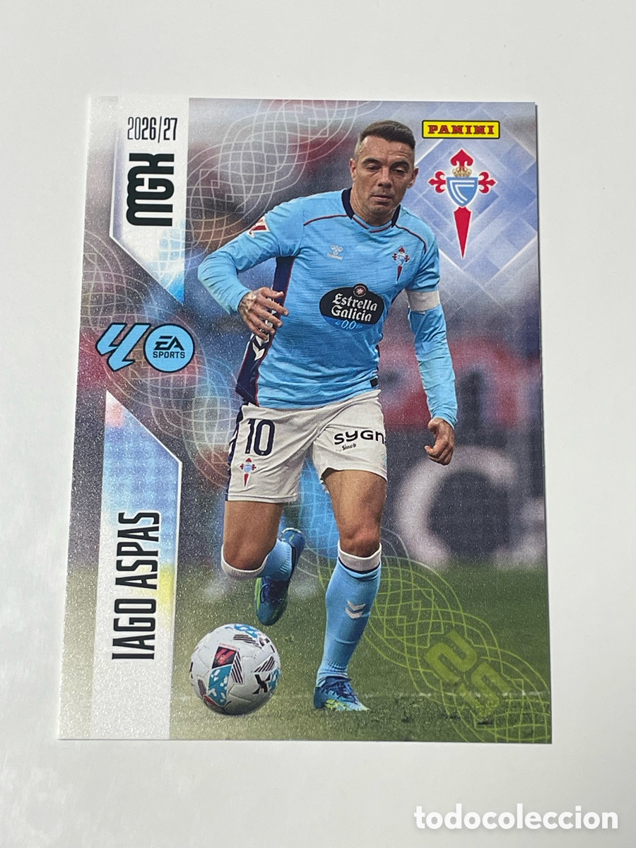 Cromos de f&uacute;tbol: Iago Aspas Celta de Vigo Panini Megacracks 26/27 #124