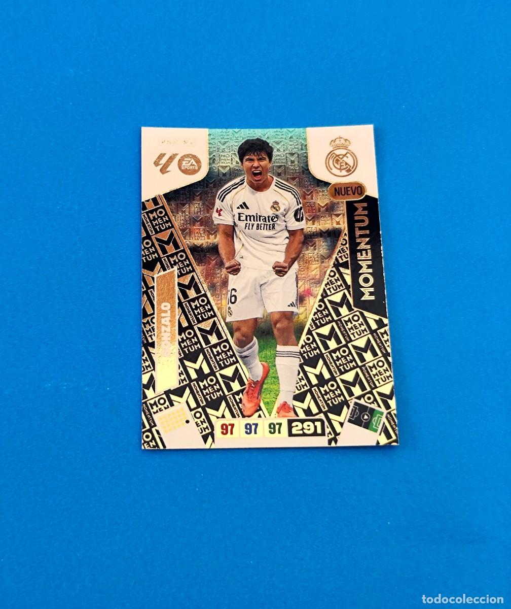 Cromos de f&uacute;tbol: Adrenalyn 2025 2026 / 25 26 Momentum Gonzalo Real Madrid
