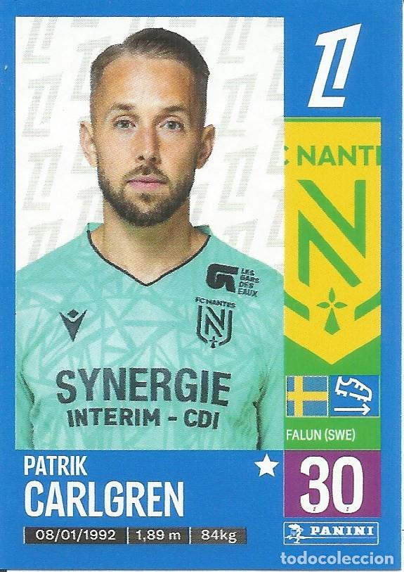 Cromos de f&uacute;tbol: Cromo n.&ordm; 293 - Patrick Carlgren - FC Nantes - Foot 2024 2025 - Ligue 1 McDonald's (Panini) - UNFP