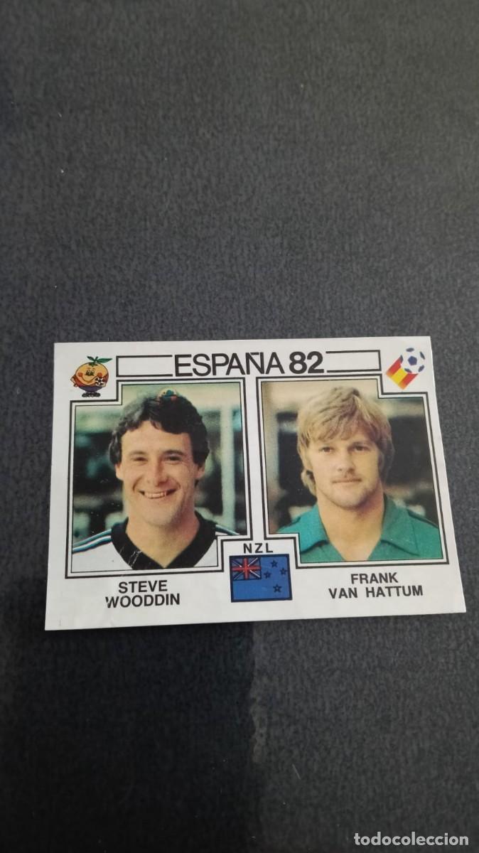 Cromos de f&uacute;tbol: Panini Mundial Espa&ntilde;a 82 Wooddin Van Hattum Nueva Zelanda 237 Recortado