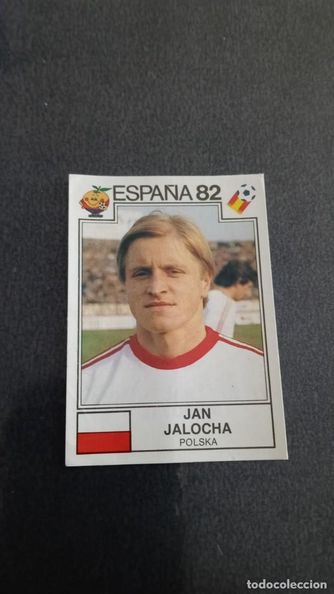Cromos de f&uacute;tbol: Panini Mundial Espa&ntilde;a 82 Jalocha Polonia 61 Despegado