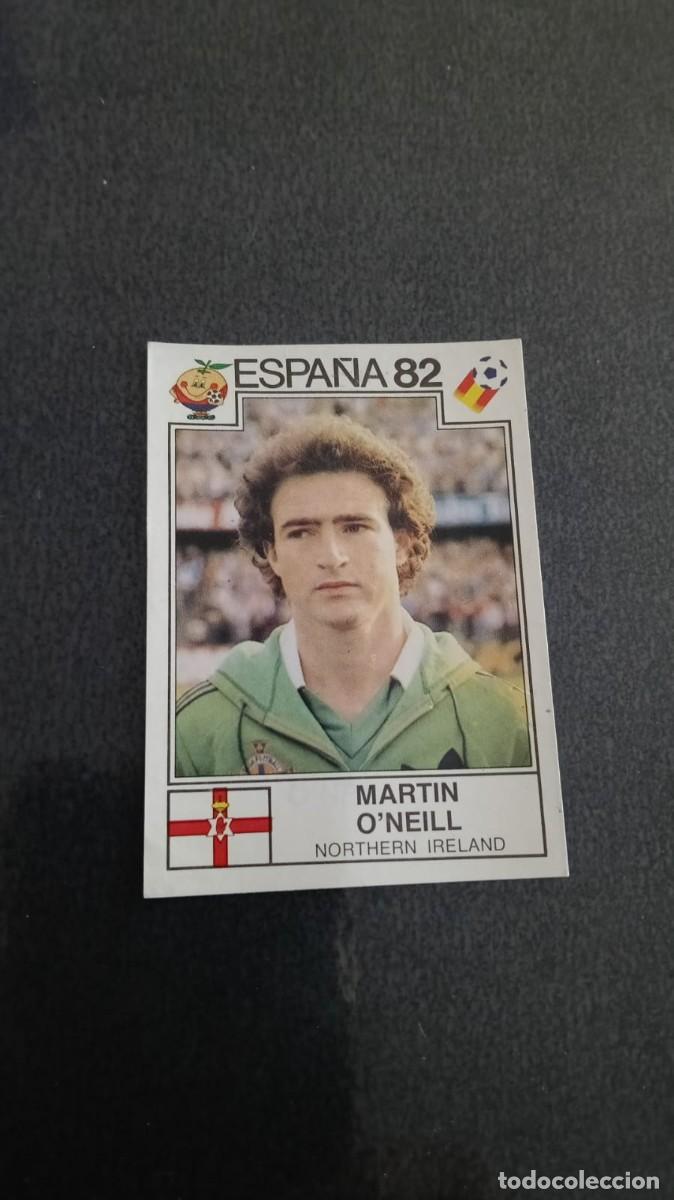 Cromos de f&uacute;tbol: Panini Mundial Espa&ntilde;a 82 O,Neill Irlanda del Norte 334 Recortado