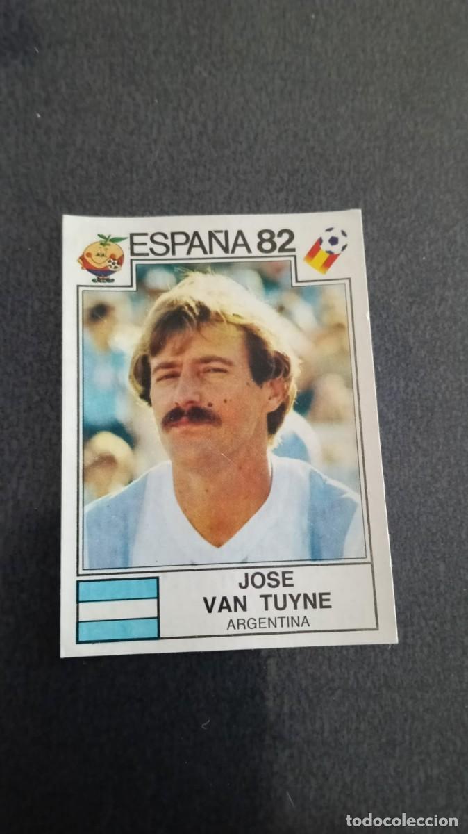 Cromos de f&uacute;tbol: Panini Mundial Espa&ntilde;a 82 Van Tuyne Argentina 169 Despegado