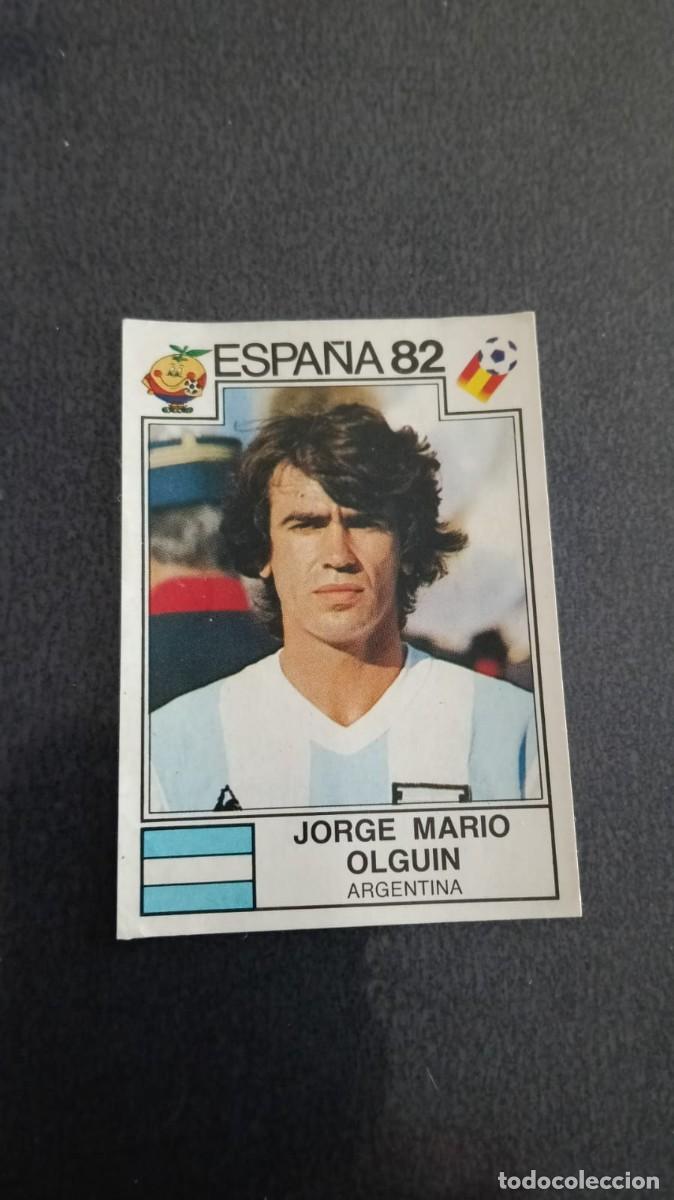 Cromos de f&uacute;tbol: Panini Mundial Espa&ntilde;a 82 Olguin Argentina 167 Despegado