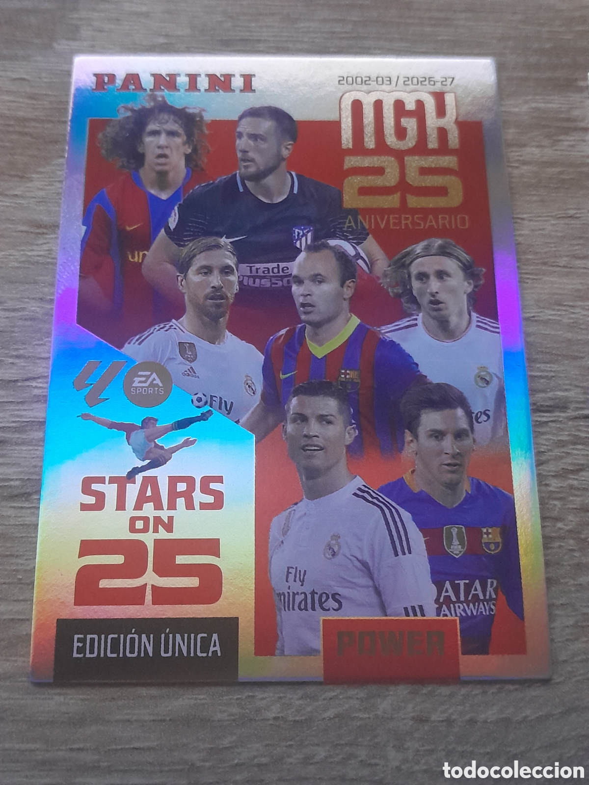 Cromos de f&uacute;tbol: 2026 2027 26 27 MEGACRACKS STARS ON 25 ANIVERSARIO POWER 425P 425 P NUEVA edicion unica