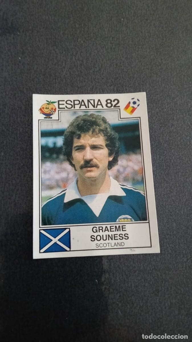 Cromos de f&uacute;tbol: Panini Mundial Espa&ntilde;a 82 Souness Escocia 410 Recortado