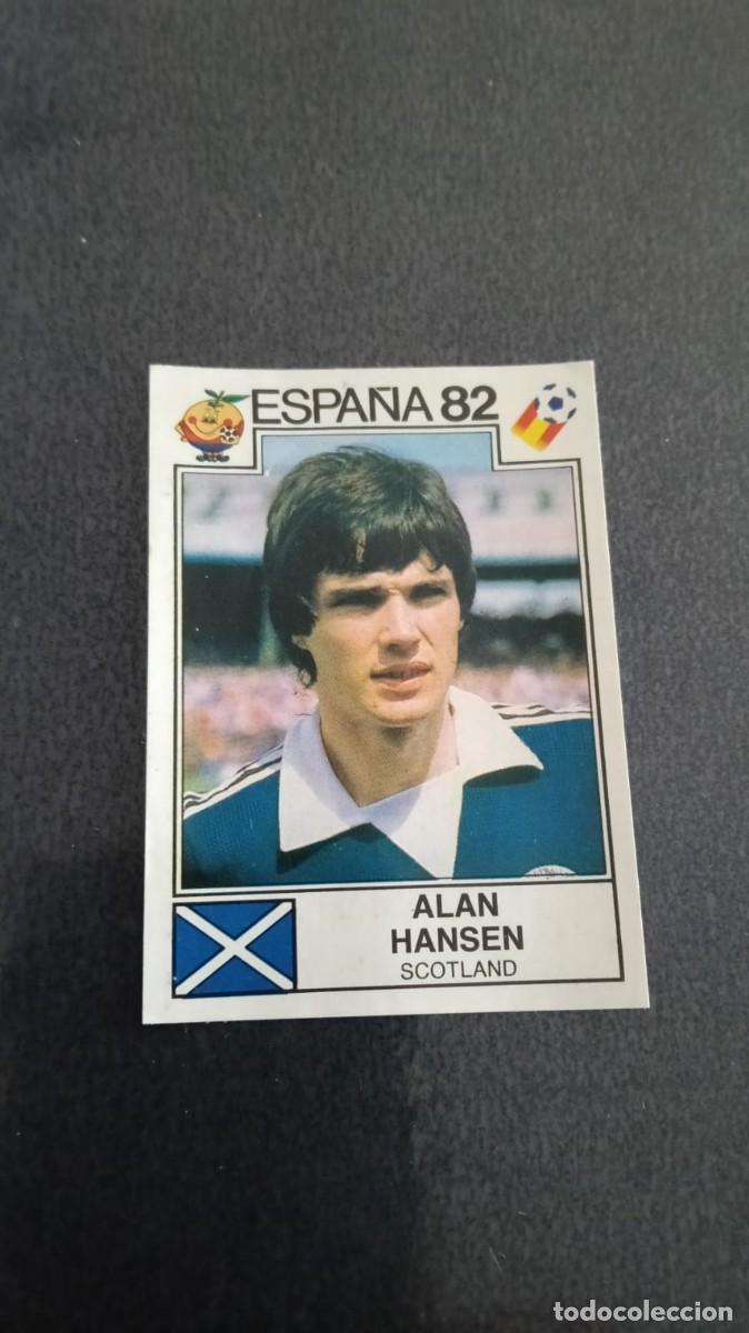 Cromos de f&uacute;tbol: Panini Mundial Espa&ntilde;a 82 Hansen Escocia 405 Despegado