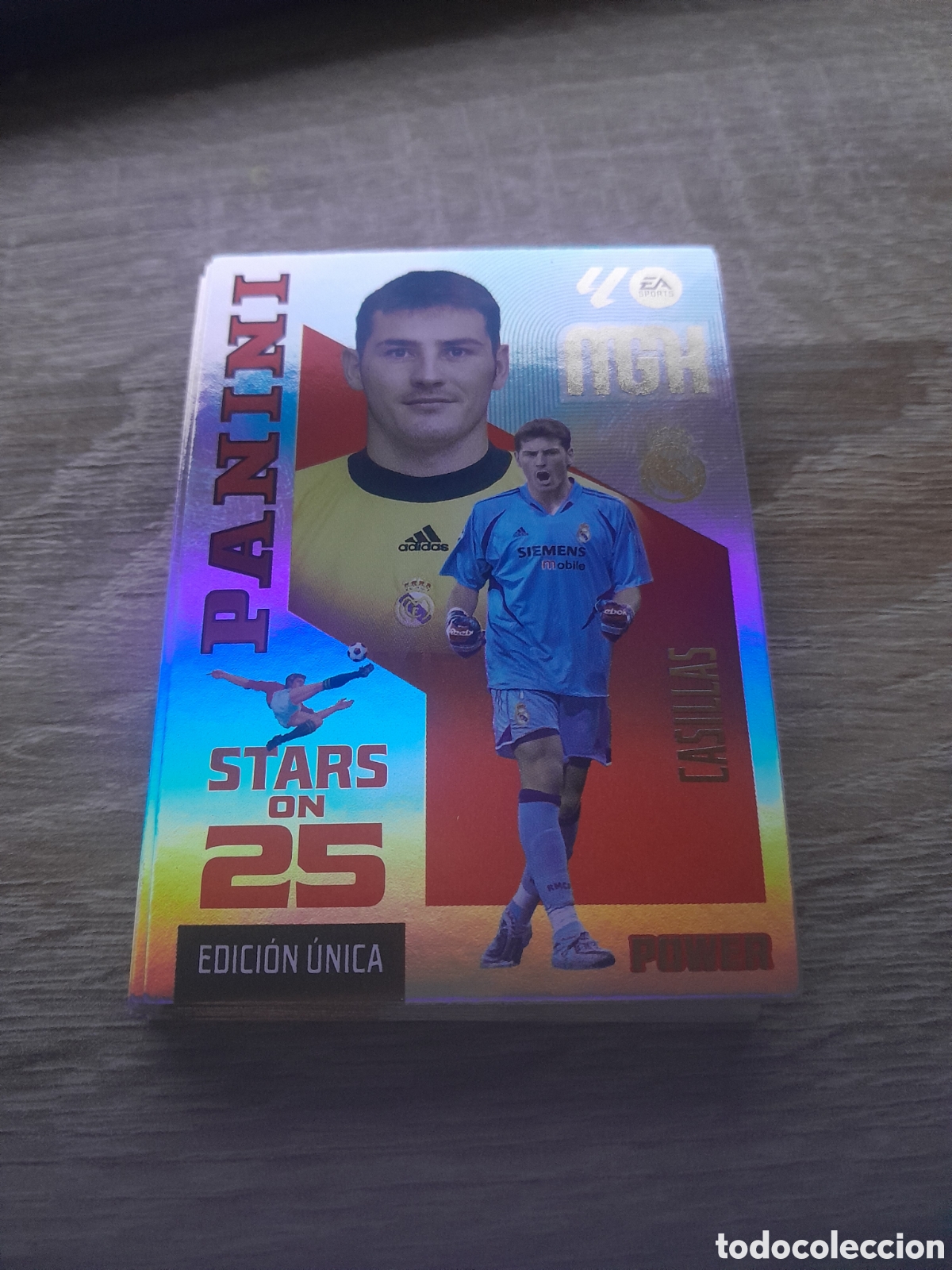 Cromos de f&uacute;tbol: 2026 2027 26 27 MEGACRACKS STARS ON 25 ANIVERSARIO POWER casillas 428P 428 P NUEVA edicion unica