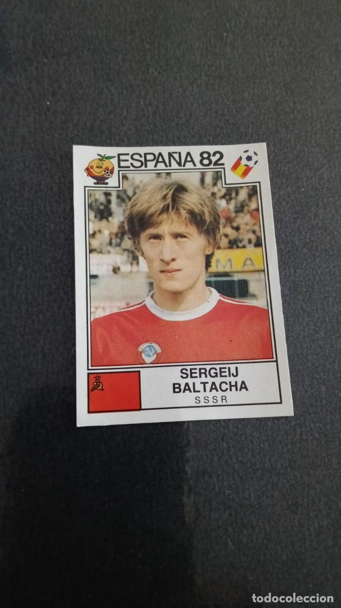 Cromos de f&uacute;tbol: Panini Mundial Espa&ntilde;a 82 Baltacha URSS 387 Despegado