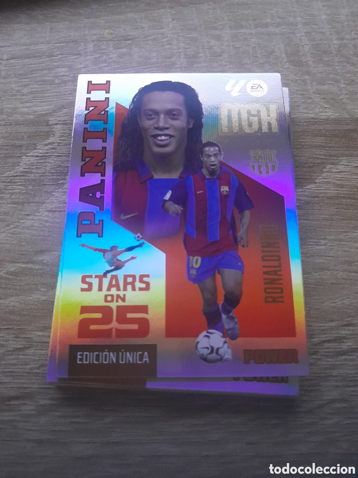 Cromos de f&uacute;tbol: 2026 2027 26 27 MEGACRACKS STARS ON 25 ANIVERSARIO POWER ronaldinho 436P 436 P NUEVA edicion unica