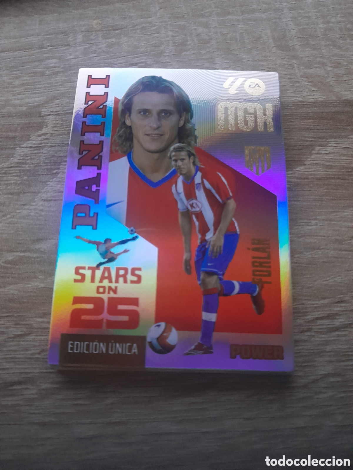 Cromos de f&uacute;tbol: 2026 2027 26 27 MEGACRACKS STARS ON 25 ANIVERSARIO POWER forlan 439P 439 P NUEVA edicion unica