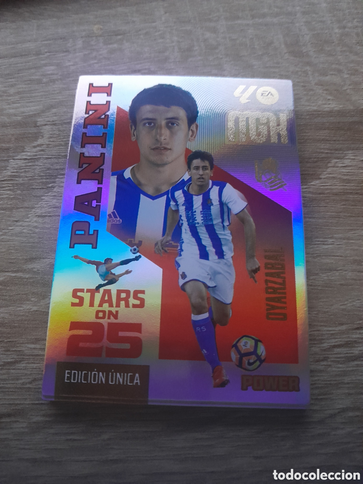 Cromos de f&uacute;tbol: 2026 2027 26 27 MEGACRACKS STARS ON 25 ANIVERSARIO POWER oyarzabal 448P 448 P NUEVA edicion unica