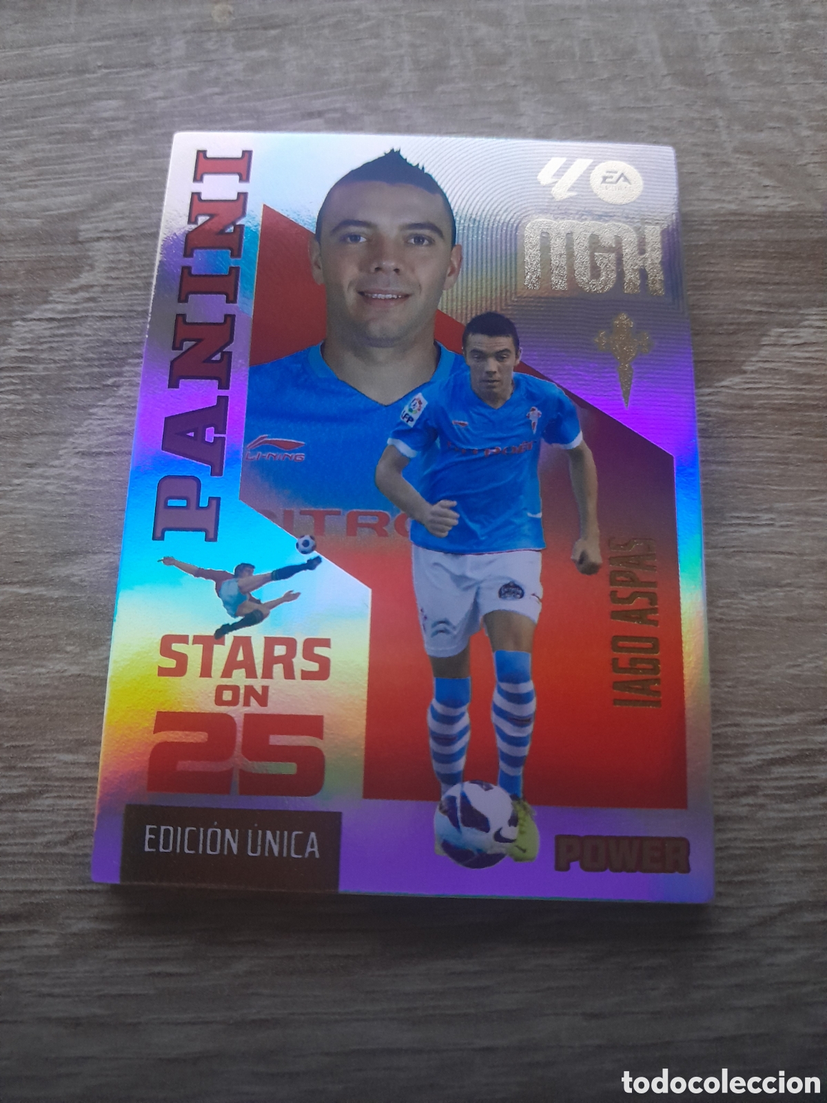 Cromos de f&uacute;tbol: 2026 2027 26 27 MEGACRACKS STARS ON 25 ANIVERSARIO POWER iago aspas 444P 444 P NUEVA edicion unica