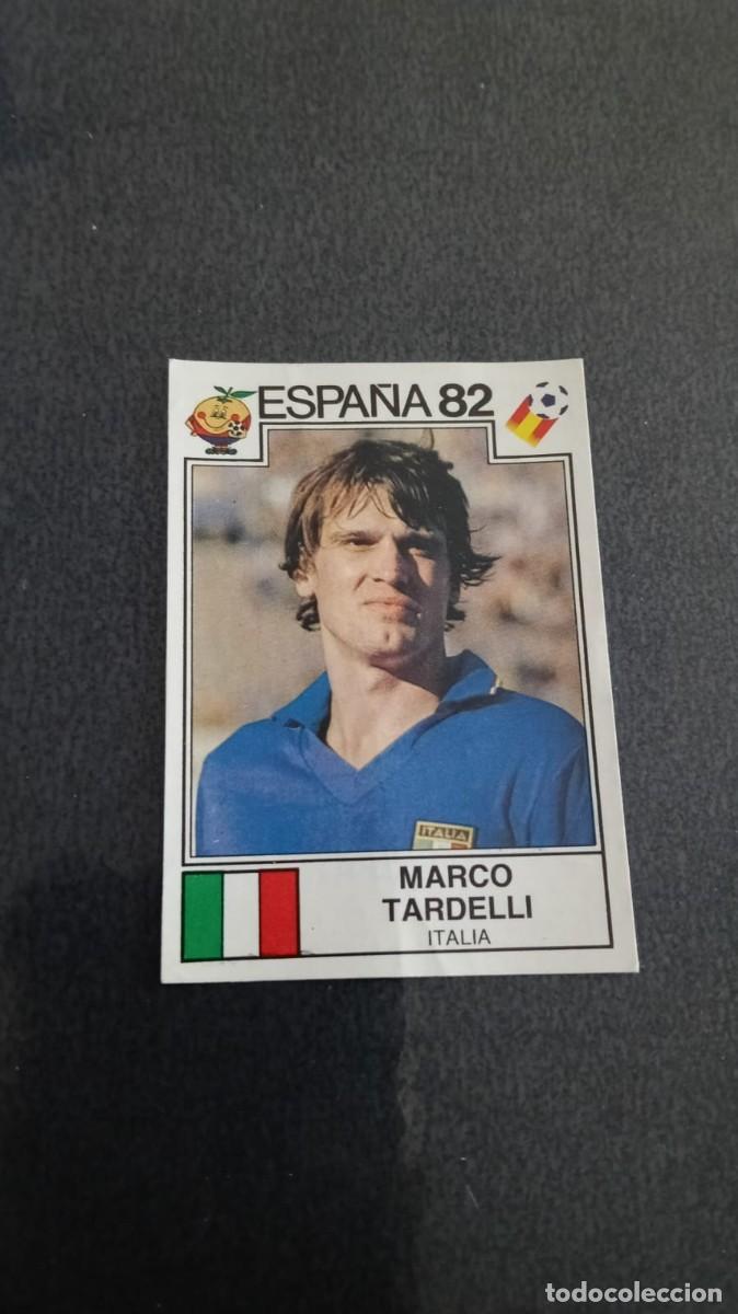 Cromos de f&uacute;tbol: Panini Mundial Espa&ntilde;a 82 Tardelli Italia 46 Recortado