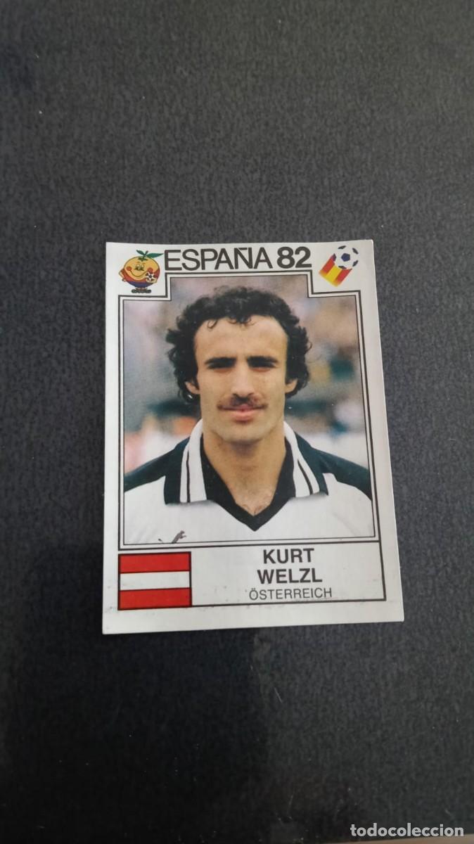 Cromos de f&uacute;tbol: Panini Mundial Espa&ntilde;a 82 Welzl Austria 143 Despegado