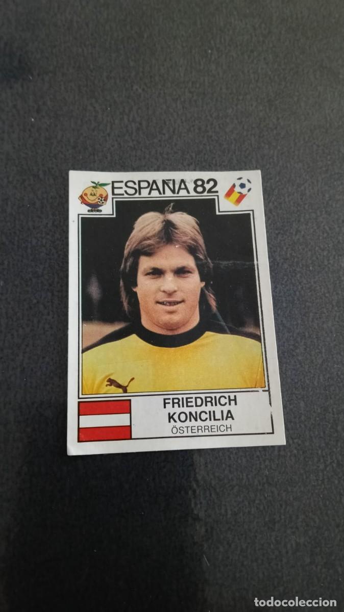 Cromos de f&uacute;tbol: Panini Mundial Espa&ntilde;a 82 Koncilia Austria 145 Despegado