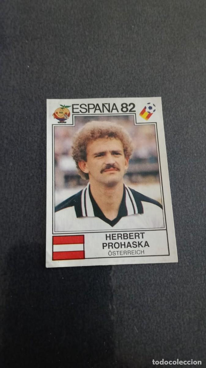 Cromos de f&uacute;tbol: Panini Mundial Espa&ntilde;a 82 Prohaska Austria 139 Despegado