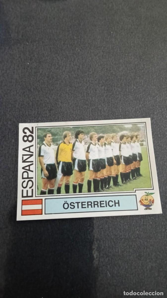 Cromos de f&uacute;tbol: Panini Mundial Espa&ntilde;a 82 Austria 129 Despegado