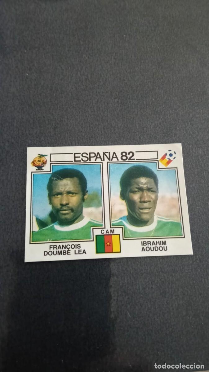 Cromos de f&uacute;tbol: Panini Mundial Espa&ntilde;a 82 Doumbe Lea Aoudou Camerun 129 Recortado