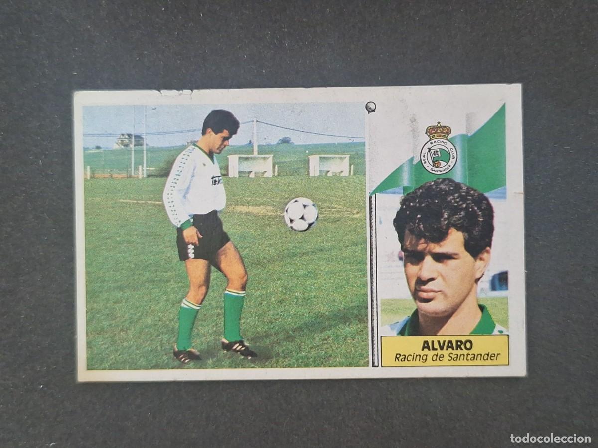 Figurine di Calcio: L5 ALVARO RACING DE SANTANDER LIGA ESTE 1986 1987 86 87 DESPEGADO RECUPERADO
