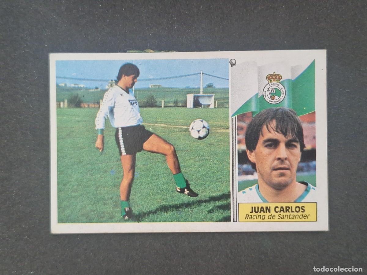 Figurine di Calcio: L5 JUAN CARLOS RACING DE SANTANDER LIGA ESTE 1986 1987 86 87 DESPEGADO RECUPERADO