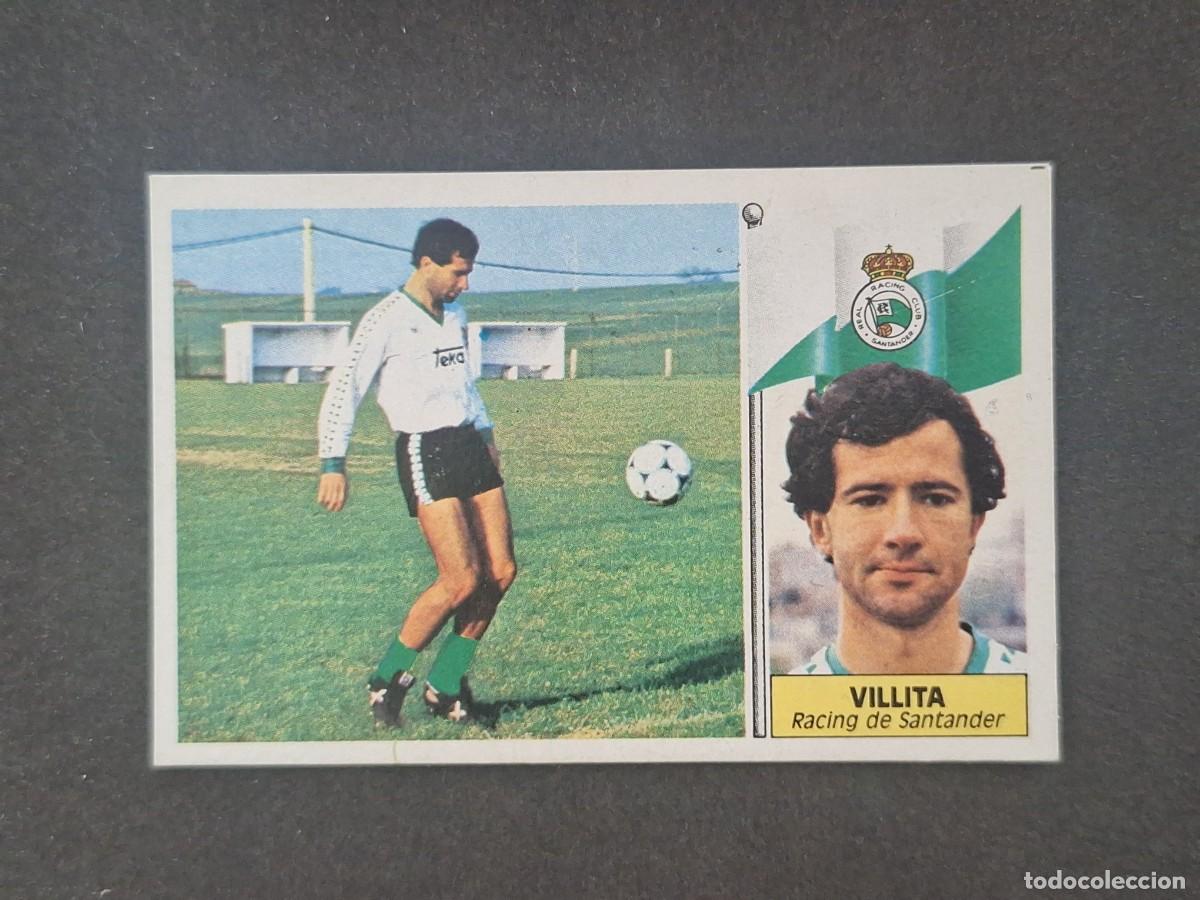 Figurine di Calcio: L5 VILLITA RACING DE SANTANDER LIGA ESTE 1986 1987 86 87 DESPEGADO RECUPERADO