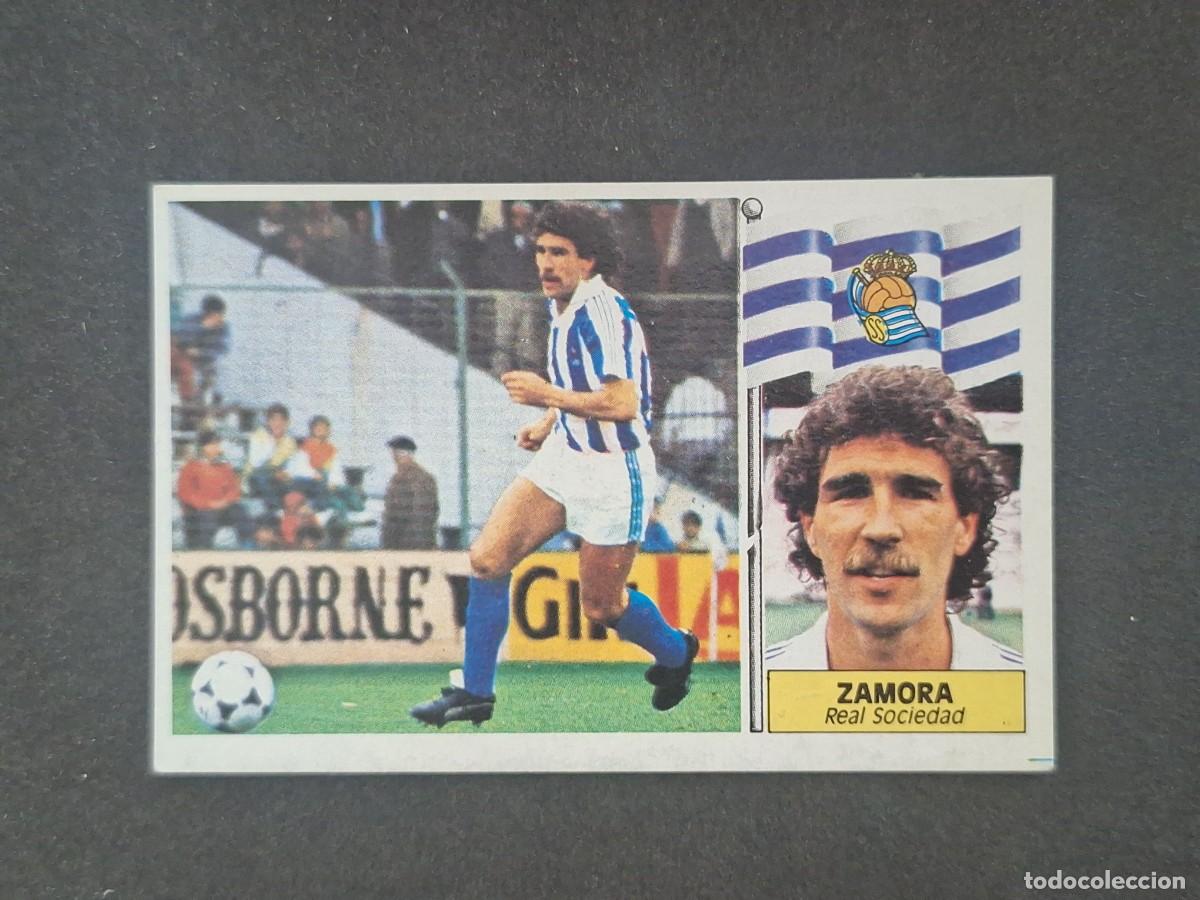 Figurine di Calcio: L5 ZAMORA REAL SOCIEDAD LIGA ESTE 1986 1987 86 87 DESPEGADO RECUPERADO