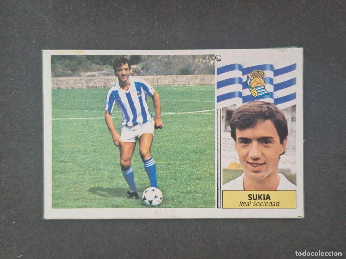 Figurine di Calcio: L5 SUKIA REAL SOCIEDAD LIGA ESTE 1986 1987 86 87 DESPEGADO RECUPERADO