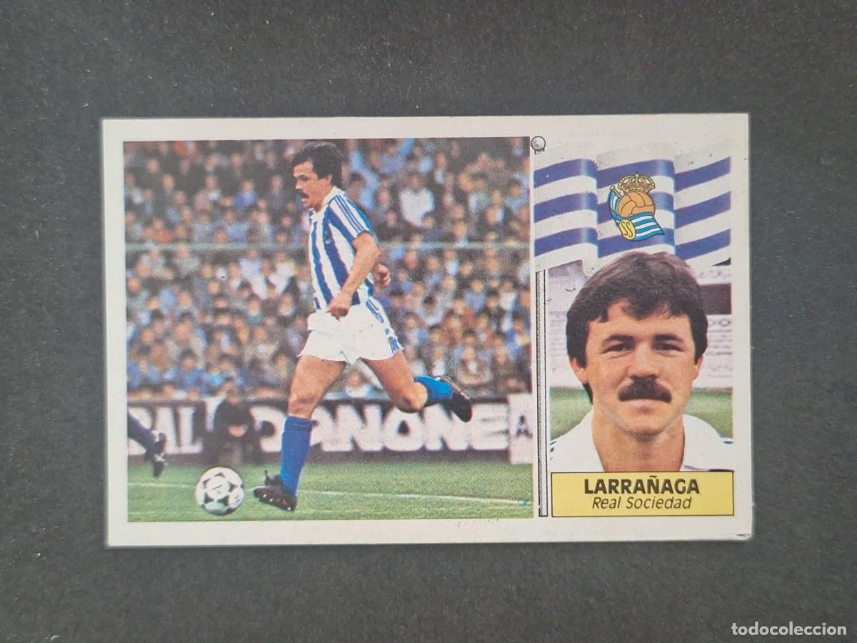 Figurine di Calcio: L5 LARRA&Ntilde;AGA REAL SOCIEDAD LIGA ESTE 1986 1987 86 87 DESPEGADO RECUPERADO