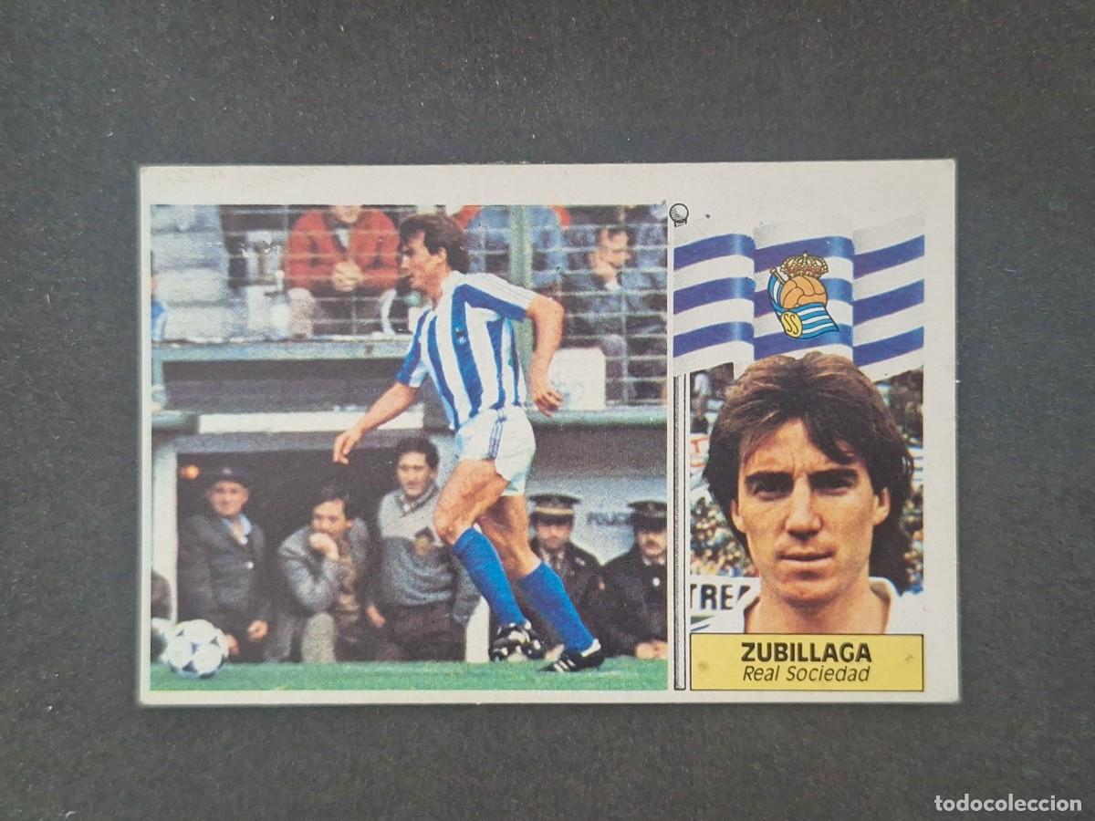 Figurine di Calcio: L5 ZUBILLAGA REAL SOCIEDAD LIGA ESTE 1986 1987 86 87 DESPEGADO RECUPERADO