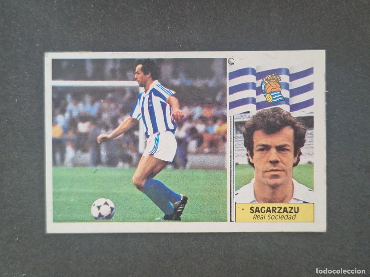 Figurine di Calcio: L5 SAGARZAZU REAL SOCIEDAD LIGA ESTE 1986 1987 86 87 DESPEGADO RECUPERADO