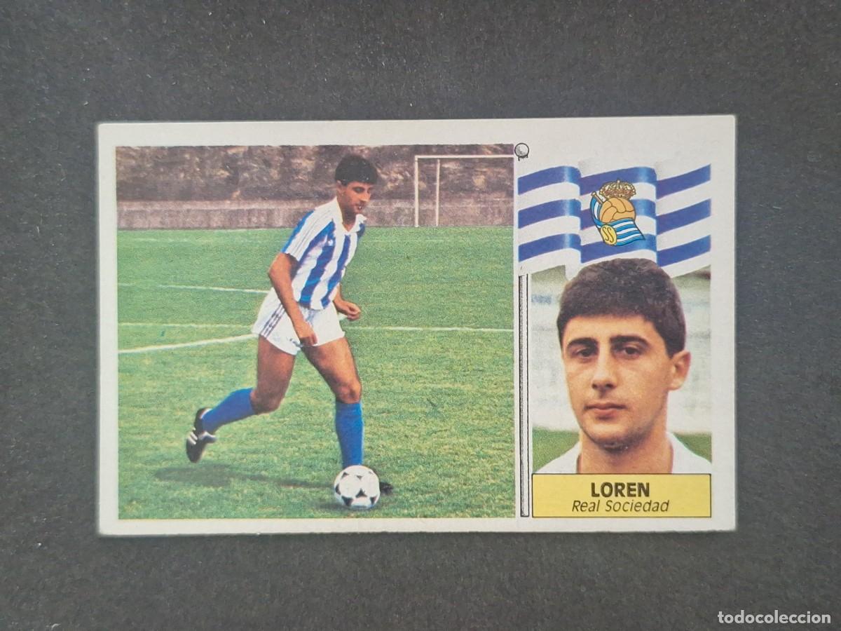 Figurine di Calcio: L5 LOREN REAL SOCIEDAD LIGA ESTE 1986 1987 86 87 DESPEGADO RECUPERADO