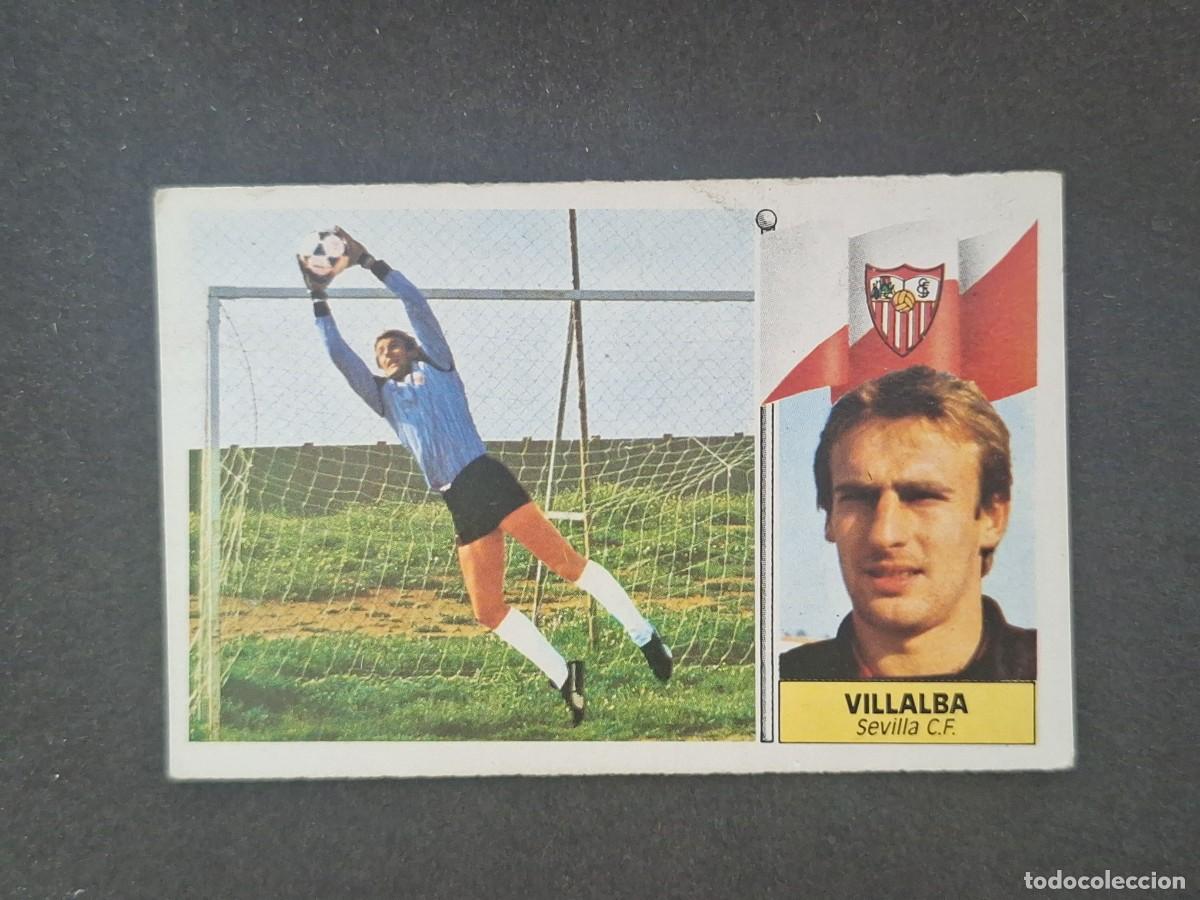 Figurine di Calcio: L5 VILLALBA SEVILLA C. F. LIGA ESTE 1986 1987 86 87 DESPEGADO RECUPERADO