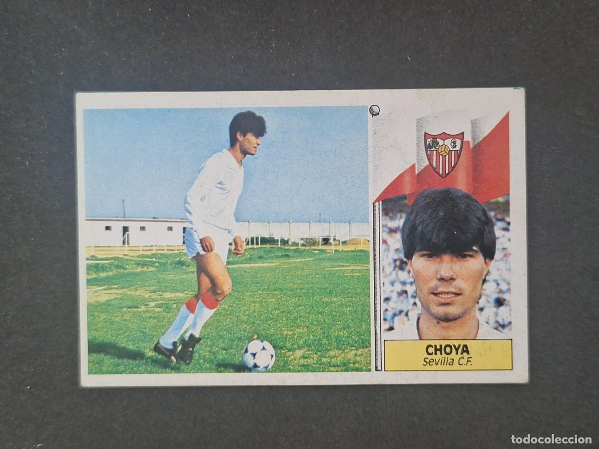 Figurine di Calcio: L5 CHOYA SEVILLA C. F. LIGA ESTE 1986 1987 86 87 DESPEGADO RECUPERADO