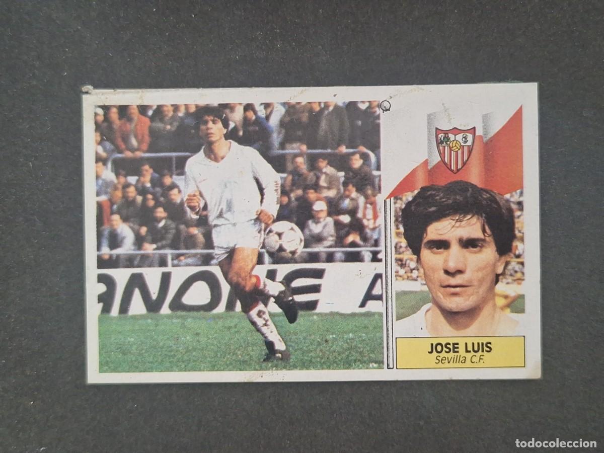 Cromos de f&uacute;tbol: L5 JOSE LUIS SEVILLA C. F. LIGA ESTE 1986 1987 86 87 DESPEGADO RECUPERADO