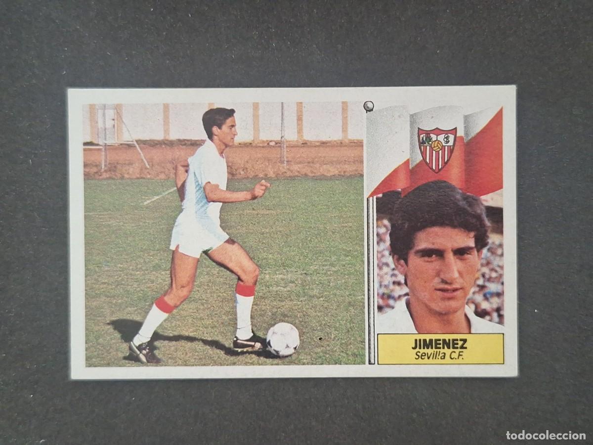 Cromos de f&uacute;tbol: L5 JIMENEZ SEVILLA C. F. LIGA ESTE 1986 1987 86 87 DESPEGADO RECUPERADO