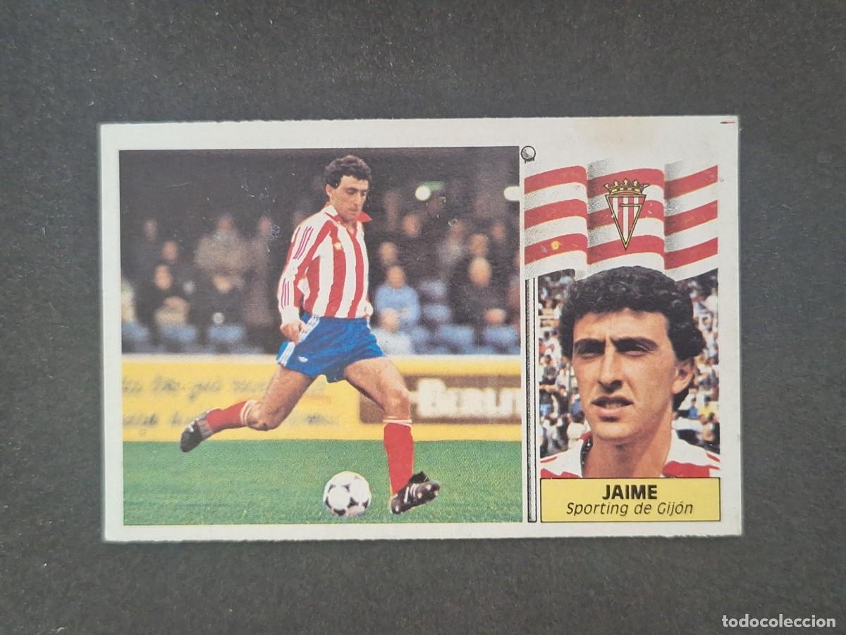 Cromos de f&uacute;tbol: L5 JAIME SPORTING DE GIJON LIGA ESTE 1986 1987 86 87 DESPEGADO RECUPERADO