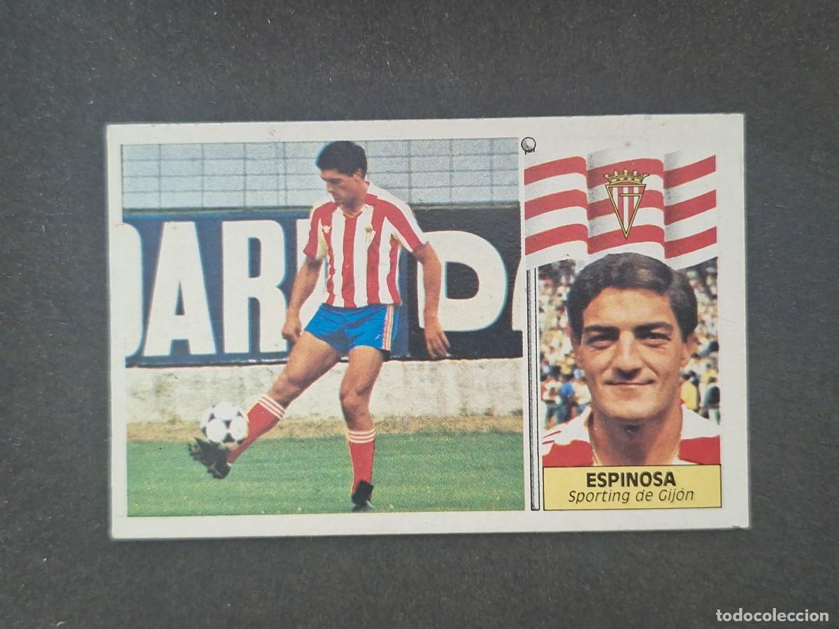 Cromos de f&uacute;tbol: L5 ESPINOSA SPORTING DE GIJON LIGA ESTE 1986 1987 86 87 DESPEGADO RECUPERADO