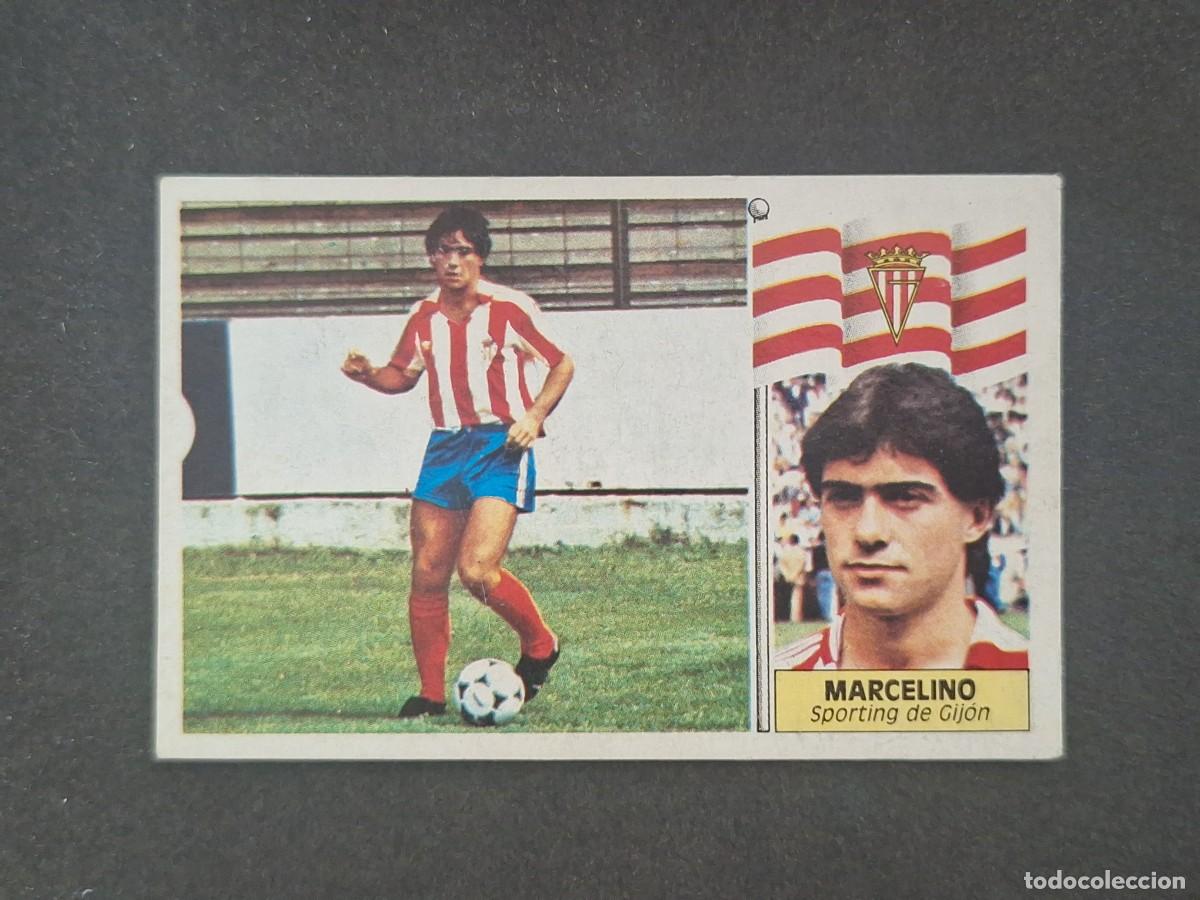 Cromos de f&uacute;tbol: L5 MARCELINO SPORTING DE GIJON LIGA ESTE 1986 1987 86 87 DESPEGADO RECUPERADO