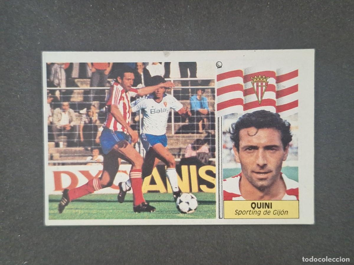 Cromos de f&uacute;tbol: L5 QUINI SPORTING DE GIJON LIGA ESTE 1986 1987 86 87 DESPEGADO RECUPERADO