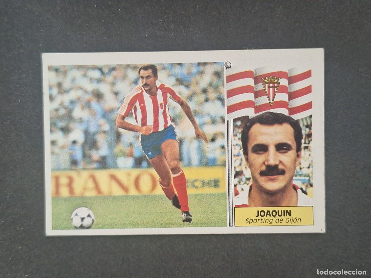 Cromos de f&uacute;tbol: L5 JOAQUIN SPORTING DE GIJON LIGA ESTE 1986 1987 86 87 DESPEGADO RECUPERADO