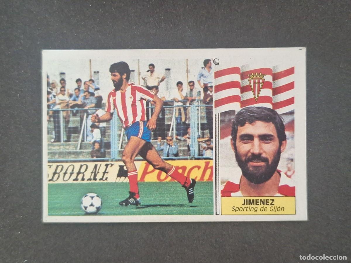 Cromos de f&uacute;tbol: L5 JIMENEZ SPORTING DE GIJON LIGA ESTE 1986 1987 86 87 DESPEGADO RECUPERADO