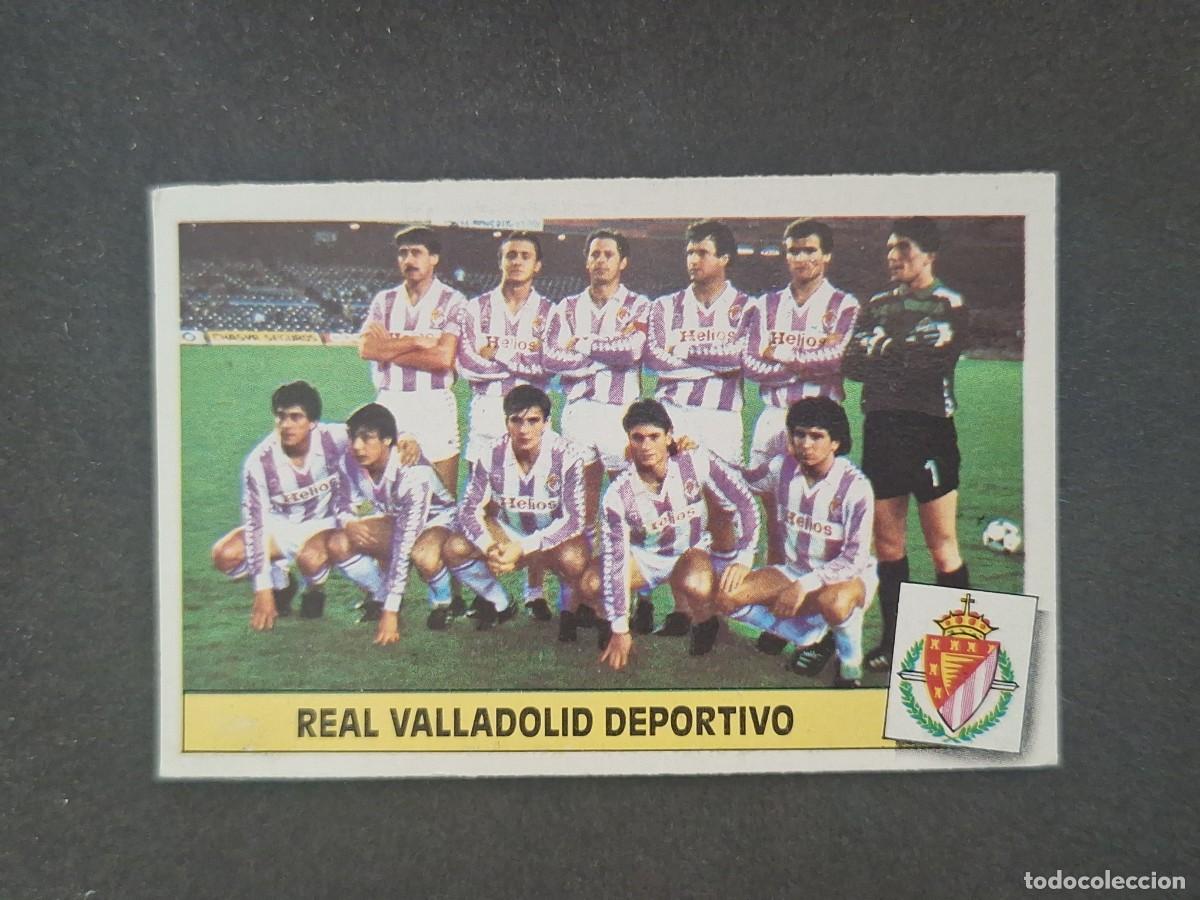 Cromos de f&uacute;tbol: L5 ALINEACION EQUIPO REAL VALLADOLID LIGA ESTE 1986 1987 86 87 DESPEGADO RECUPERADO