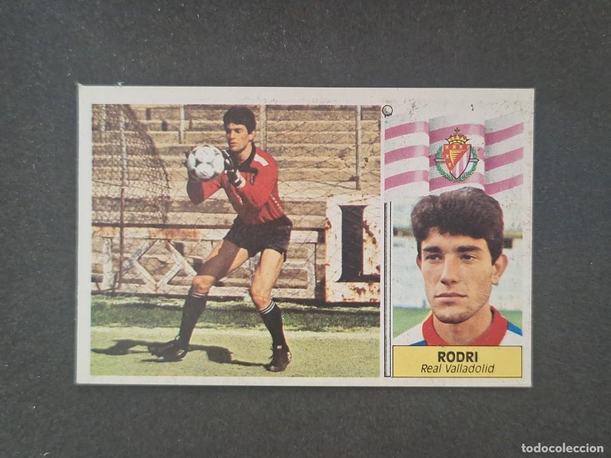 Cromos de f&uacute;tbol: L5 RODRI REAL VALLADOLID LIGA ESTE 1986 1987 86 87 DESPEGADO RECUPERADO