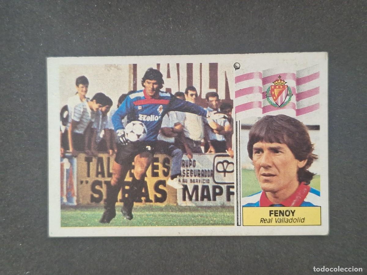 Cromos de f&uacute;tbol: L5 FENOY REAL VALLADOLID LIGA ESTE 1986 1987 86 87 DESPEGADO RECUPERADO