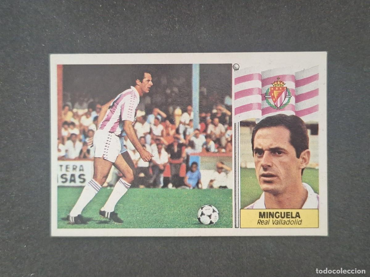 Cromos de f&uacute;tbol: L5 MINGUELA REAL VALLADOLID LIGA ESTE 1986 1987 86 87 DESPEGADO RECUPERADO