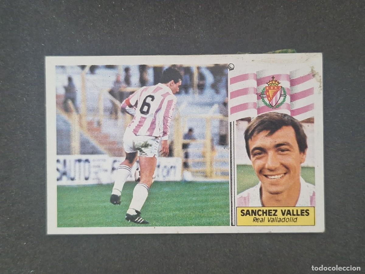 Cromos de f&uacute;tbol: L5 SANCHEZ VALLES REAL VALLADOLID LIGA ESTE 1986 1987 86 87 DESPEGADO RECUPERADO