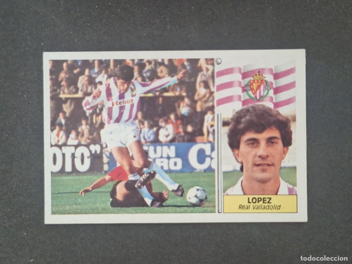 Cromos de f&uacute;tbol: L5 LOPEZ REAL VALLADOLID LIGA ESTE 1986 1987 86 87 DESPEGADO RECUPERADO